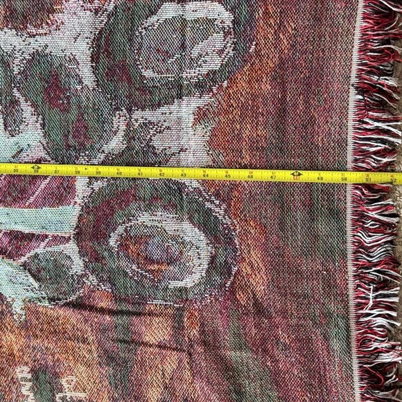 Babys 1st Christmas Throw Blanket 50 X 36 Collections Etc. Woven Teddy Bear - Picture 3 of 11